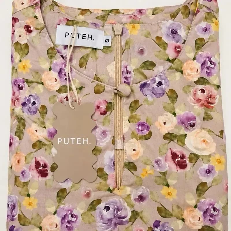Bloom Raya Kurung Kedah corak Stella