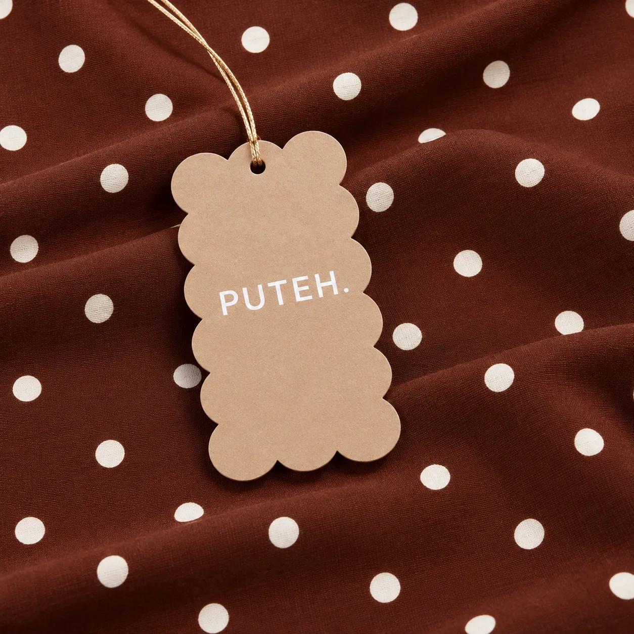 Tag PUTEH. pada kain polka