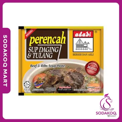 ADABI Perencah Sup Daging & Tulang (40g)