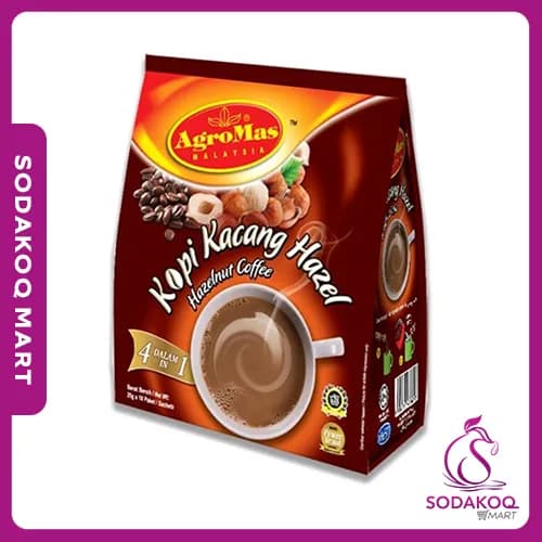 AGROMAS Kopi Kacang Hazel (25g x 18)