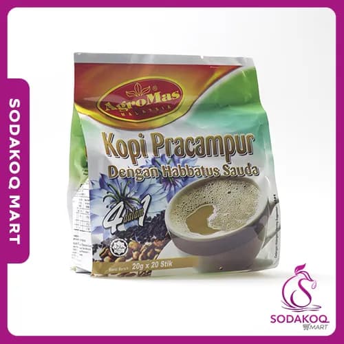 AGROMAS Kopi Pracampur Habbatus Sauda 4 in 1 (20g x  20)