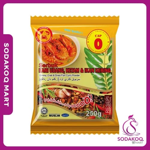 CAP O Serbuk Udang, Ketam & Ikan Kering (250g)
