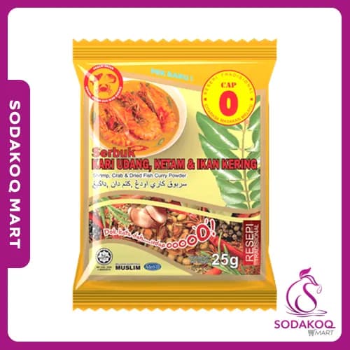 CAP O Serbuk Udang, Ketam & Ikan Kering (25g)