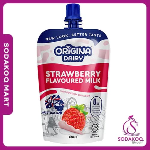 ORIGINA Strawberry Milk (200ml)