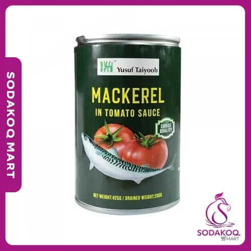 YUSUF TAIYOOB Mackerel Dalam Sos Tomato (400g)