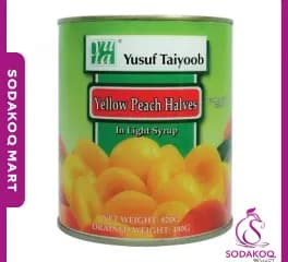 YUSUF TAIYOOB Peach Halves in Light Syrup (425g)