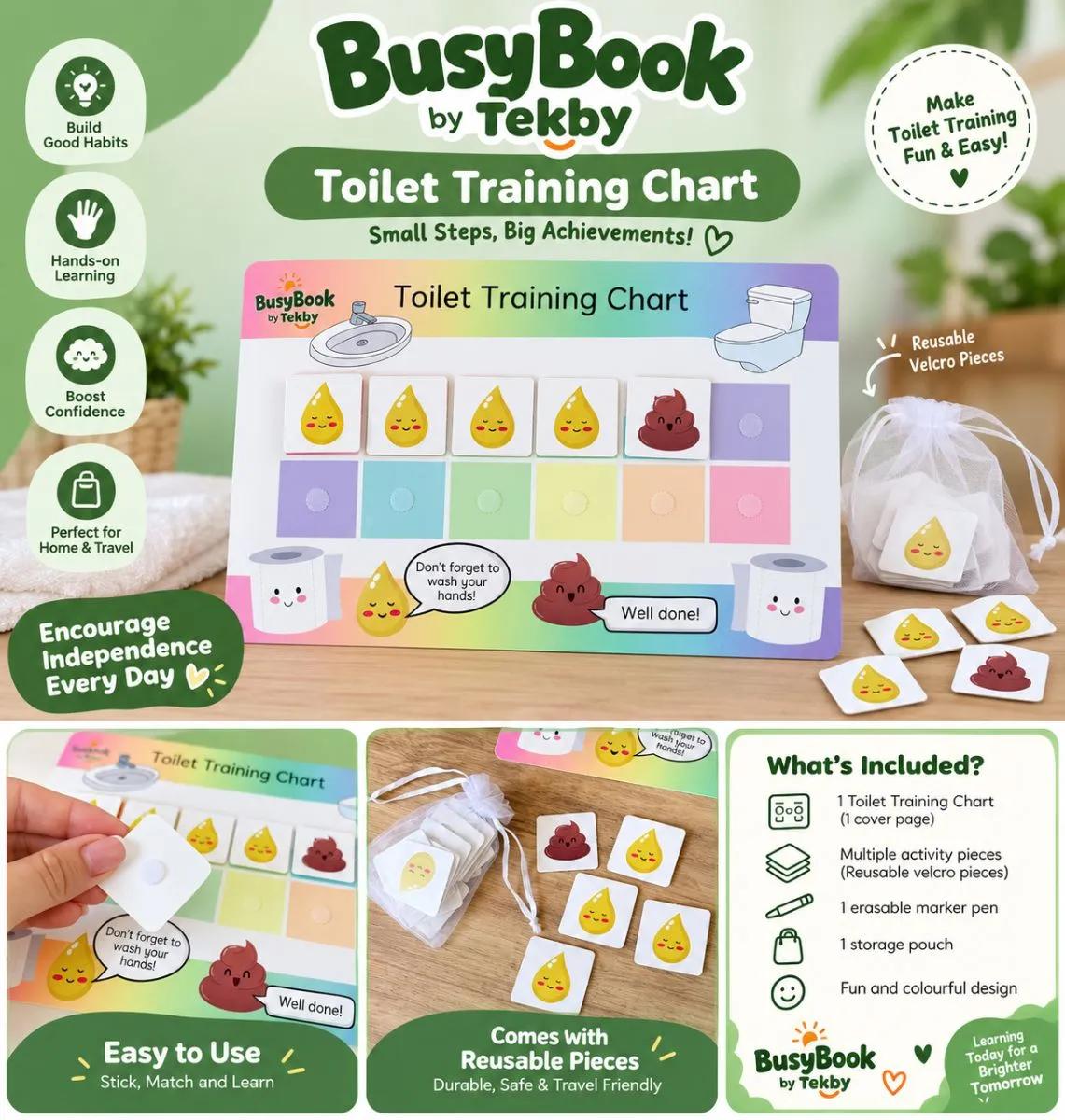 Tekby BusyBook – Toilet Training Chart