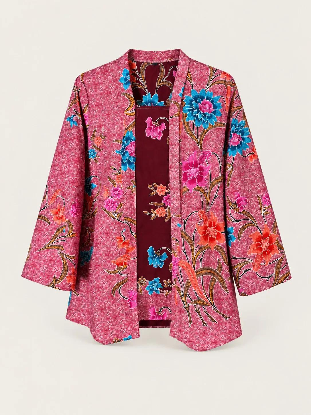 Kebaya Batik Kekwa – Dusty Rose