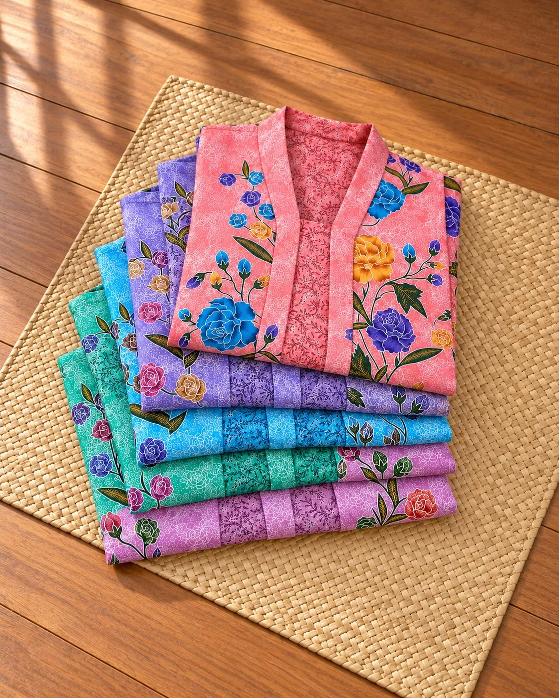 Tiga corak, banyak warna